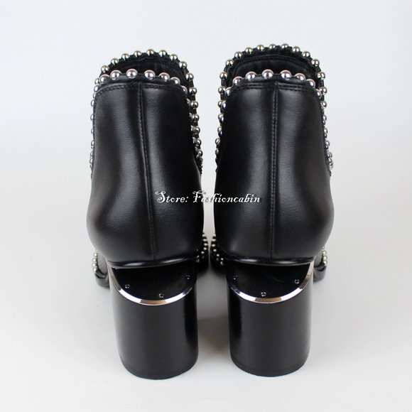 New ALEXANDER WANG Gabi Studded Booties - Picture 7 of 13